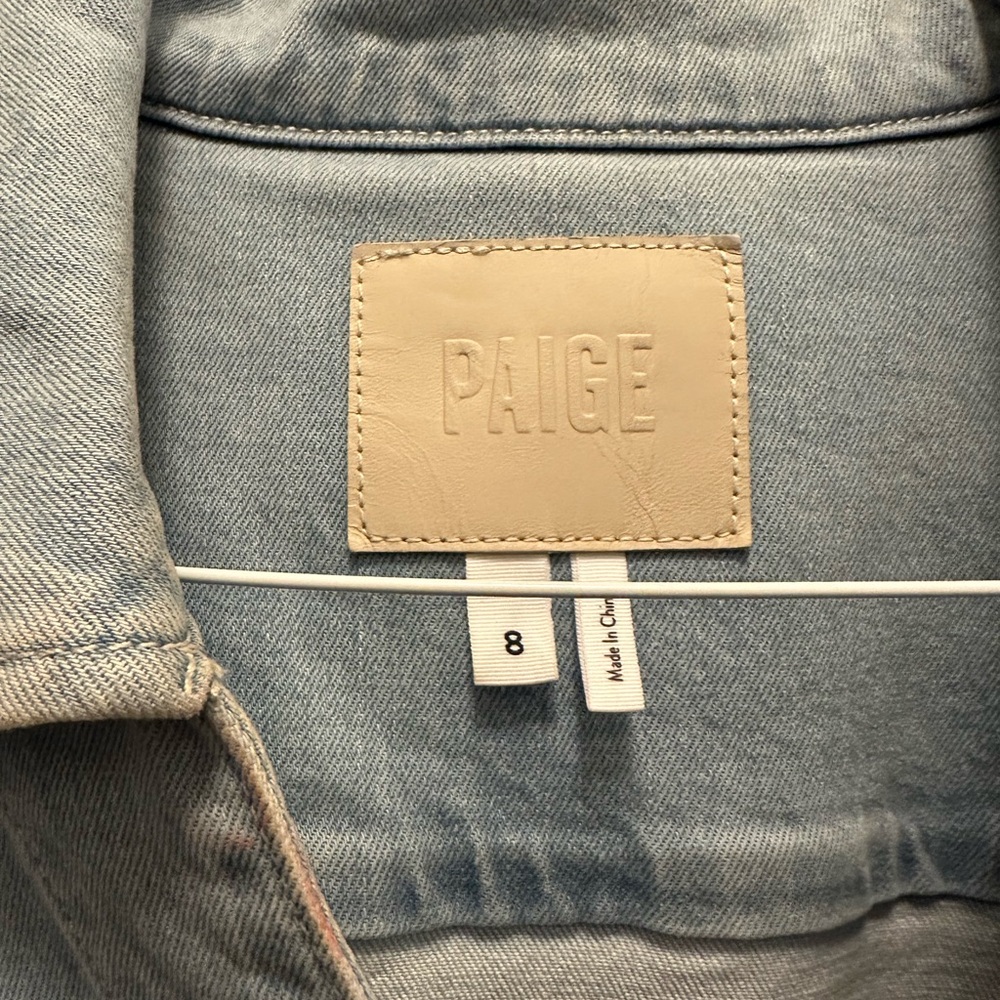 PAIGE Light Blue Denim Dress - Picture 2 of 4